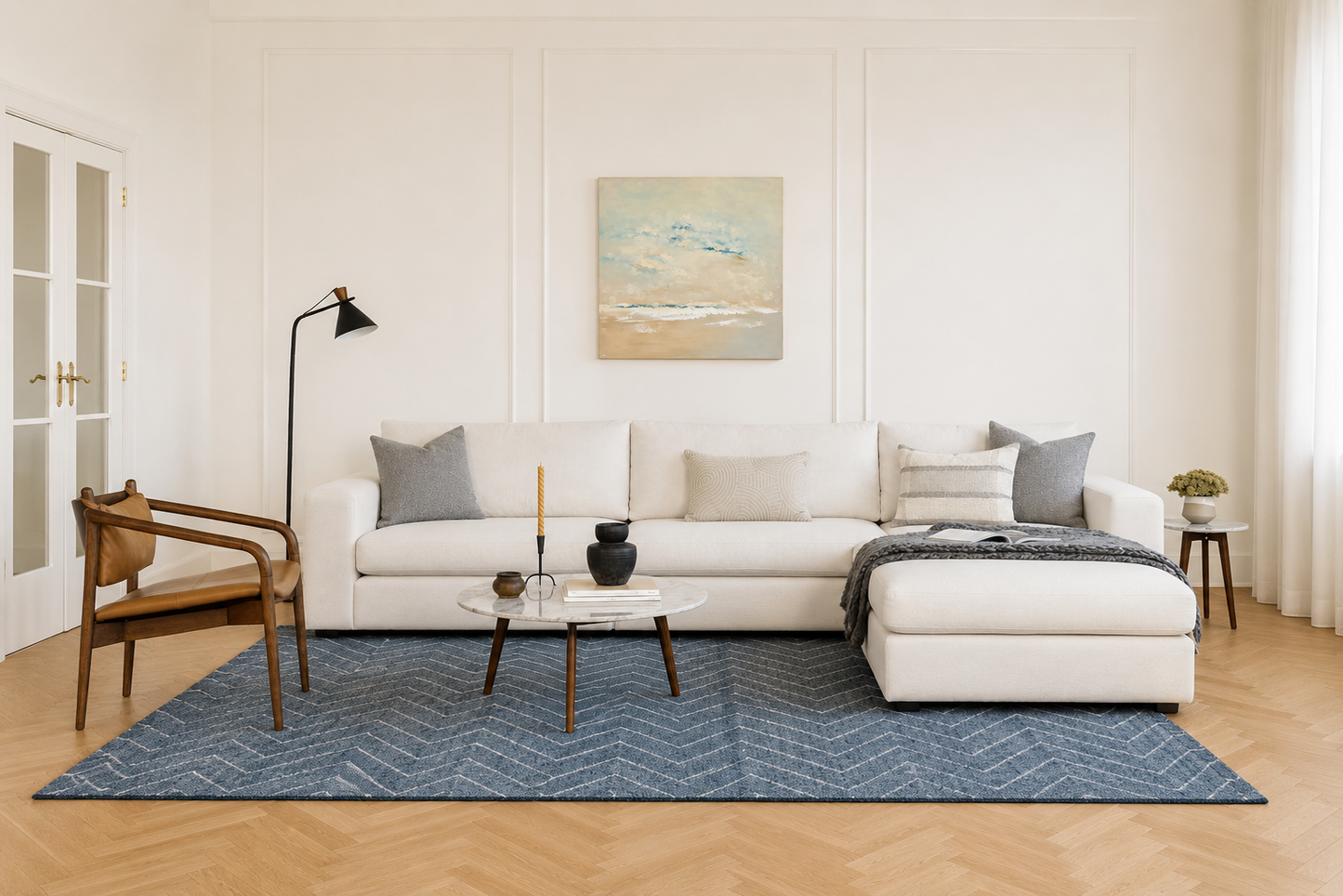 Modular Cielo Blanco Almendra