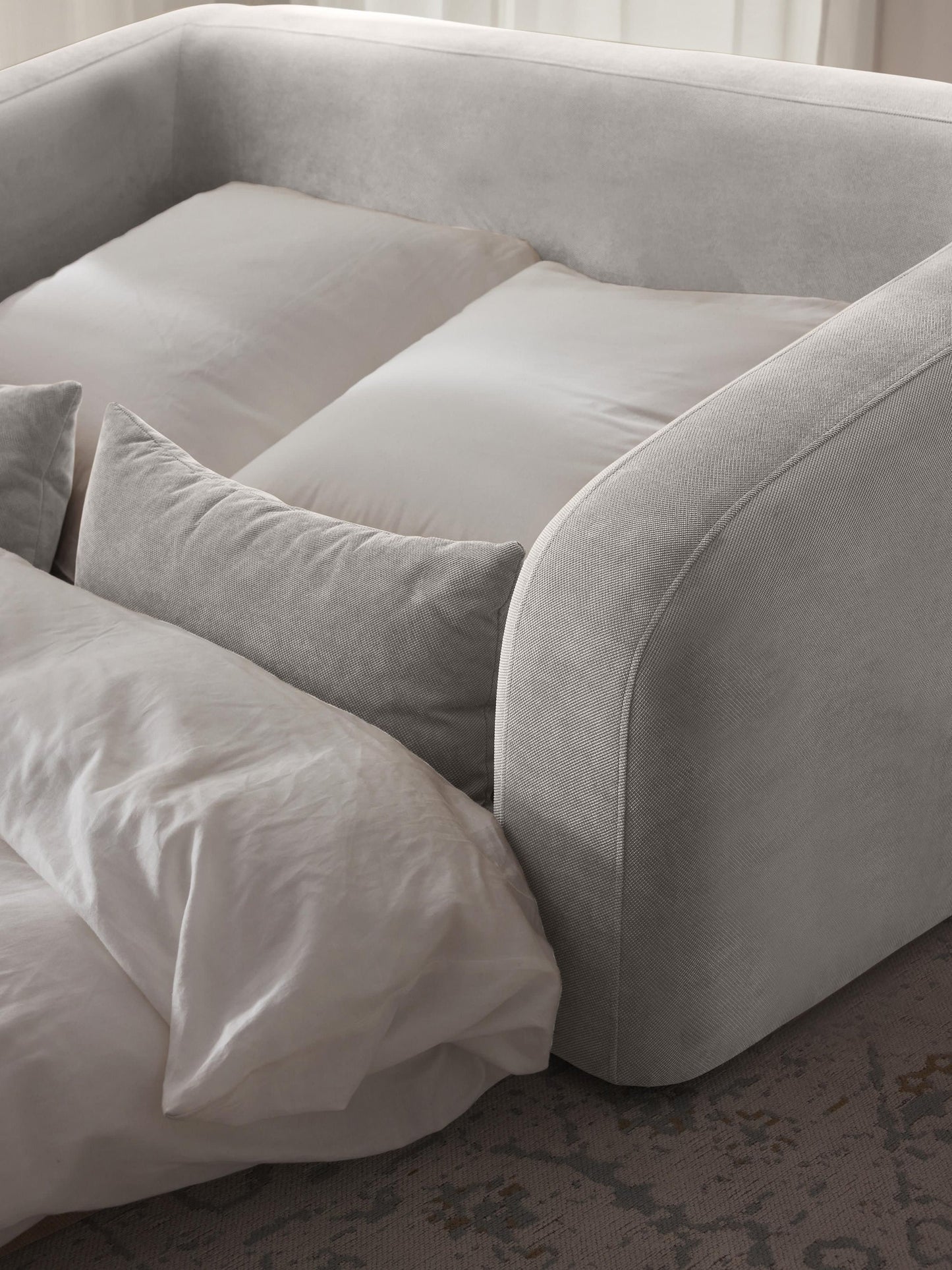Sofa cama Teddy Gris Perla