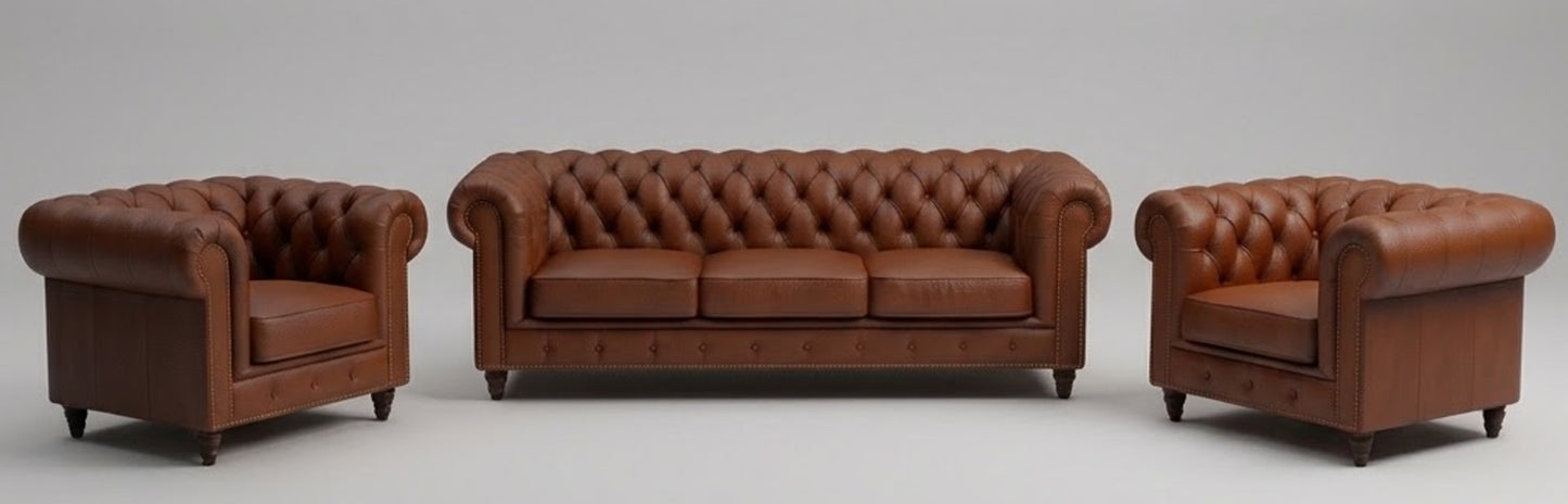 Set Chester (Piel de Café)