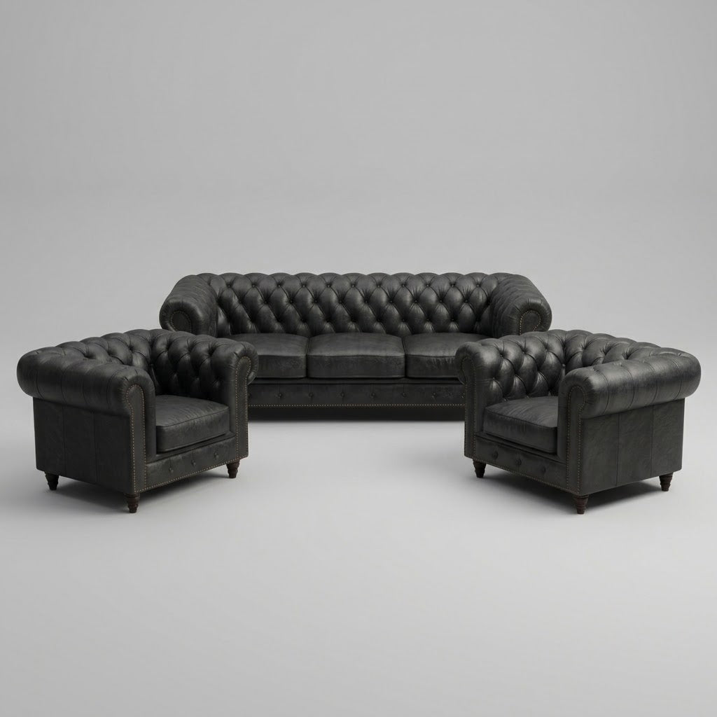 Set Chester (Piel de Café)
