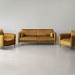 Set Noa  Miel 3 Piezas Incluidas (Sofá 3 Plazas, 2 Poltronas)