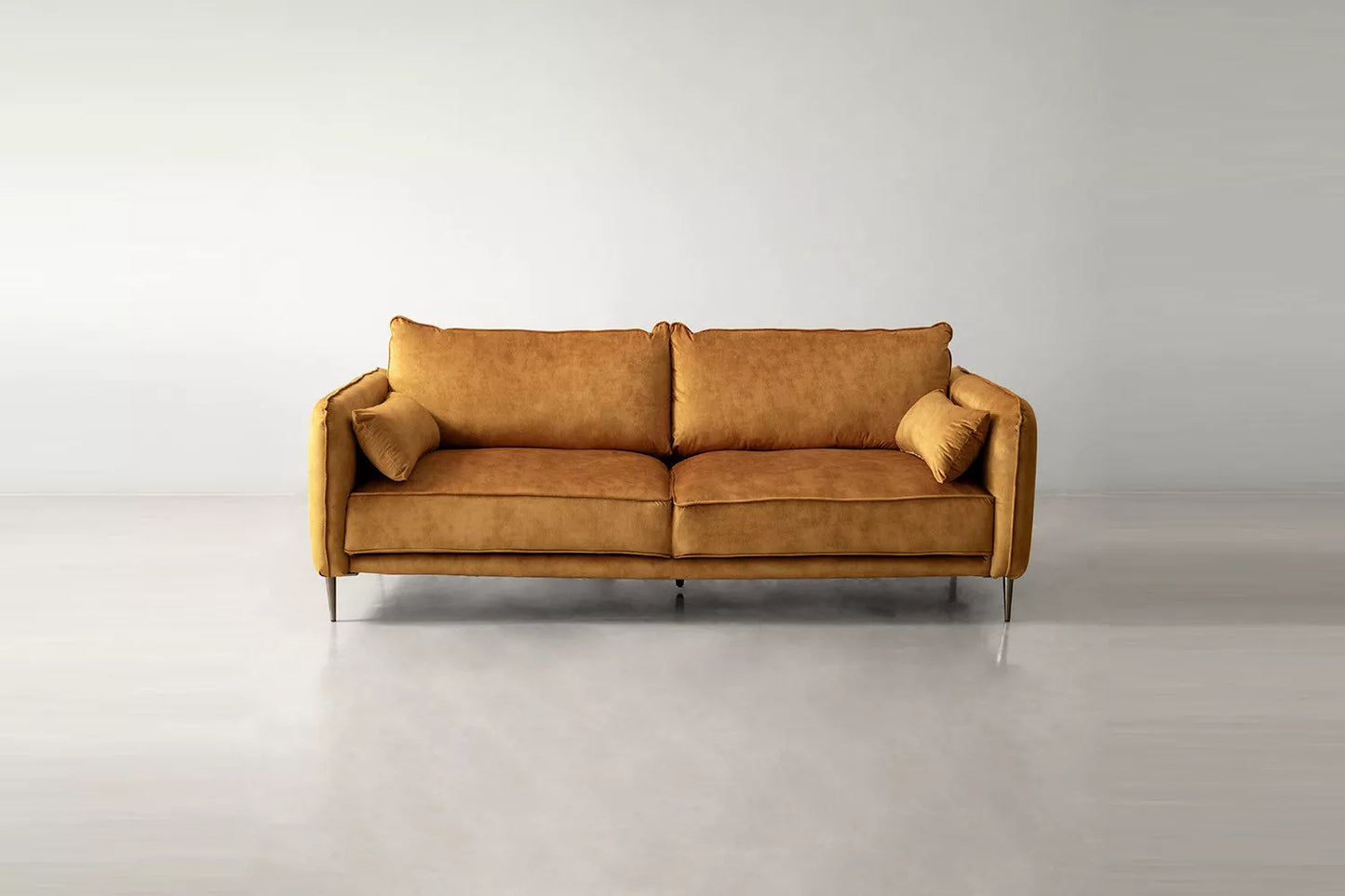 Set Noa  Miel 3 Piezas Incluidas (Sofá 3 Plazas, 2 Poltronas)