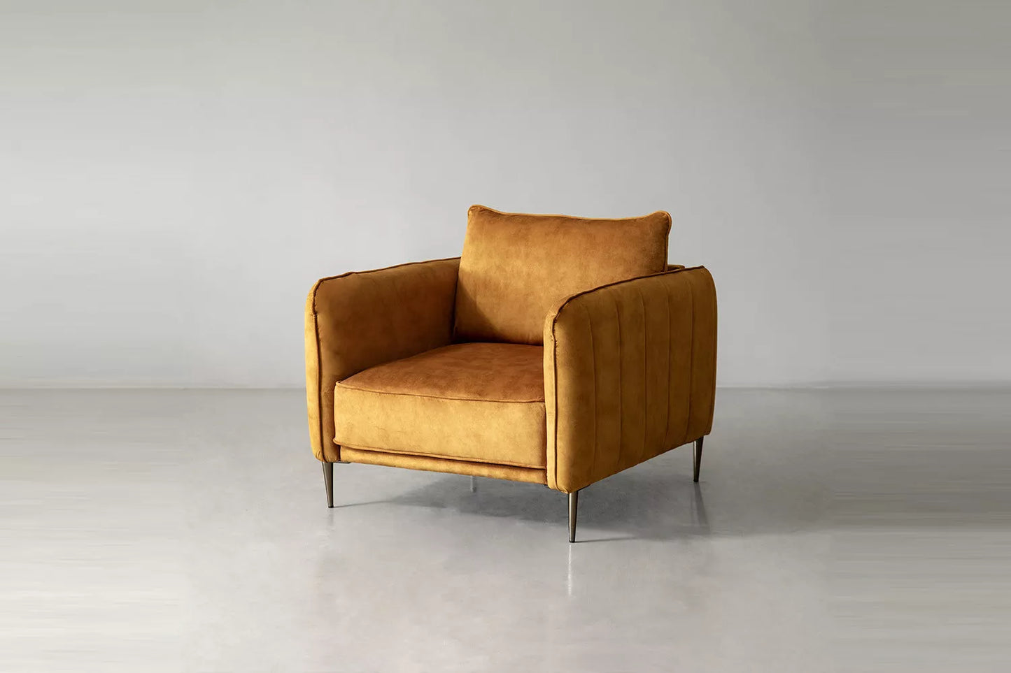 Set Noa  Miel 3 Piezas Incluidas (Sofá 3 Plazas, 2 Poltronas)