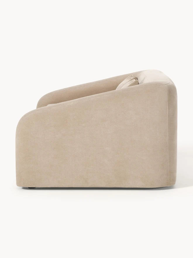 Sofa cama Teddy Gris Perla - Nuez
