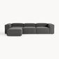 Sofa Marbella Gray  + Puff