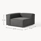 Sofa Marbella Gray  + Puff