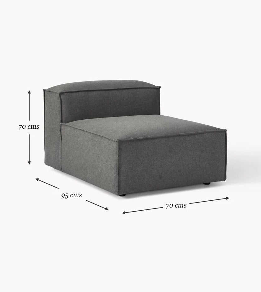 Sofa Marbella Gray  + Puff